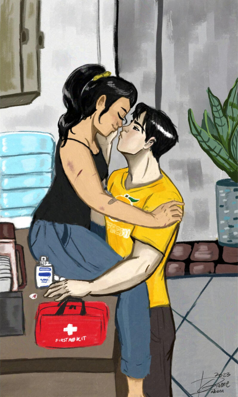 2023. Nida and Curtis at the Junior Division pantry after the final events of Heart and Hero.