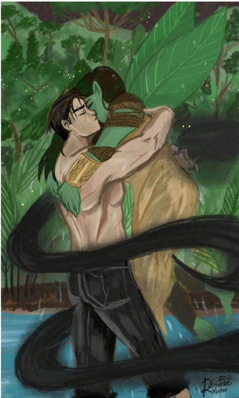 2021. Conrad and Danea&#39;s kiss during the secret Seer Mission in the Other World.