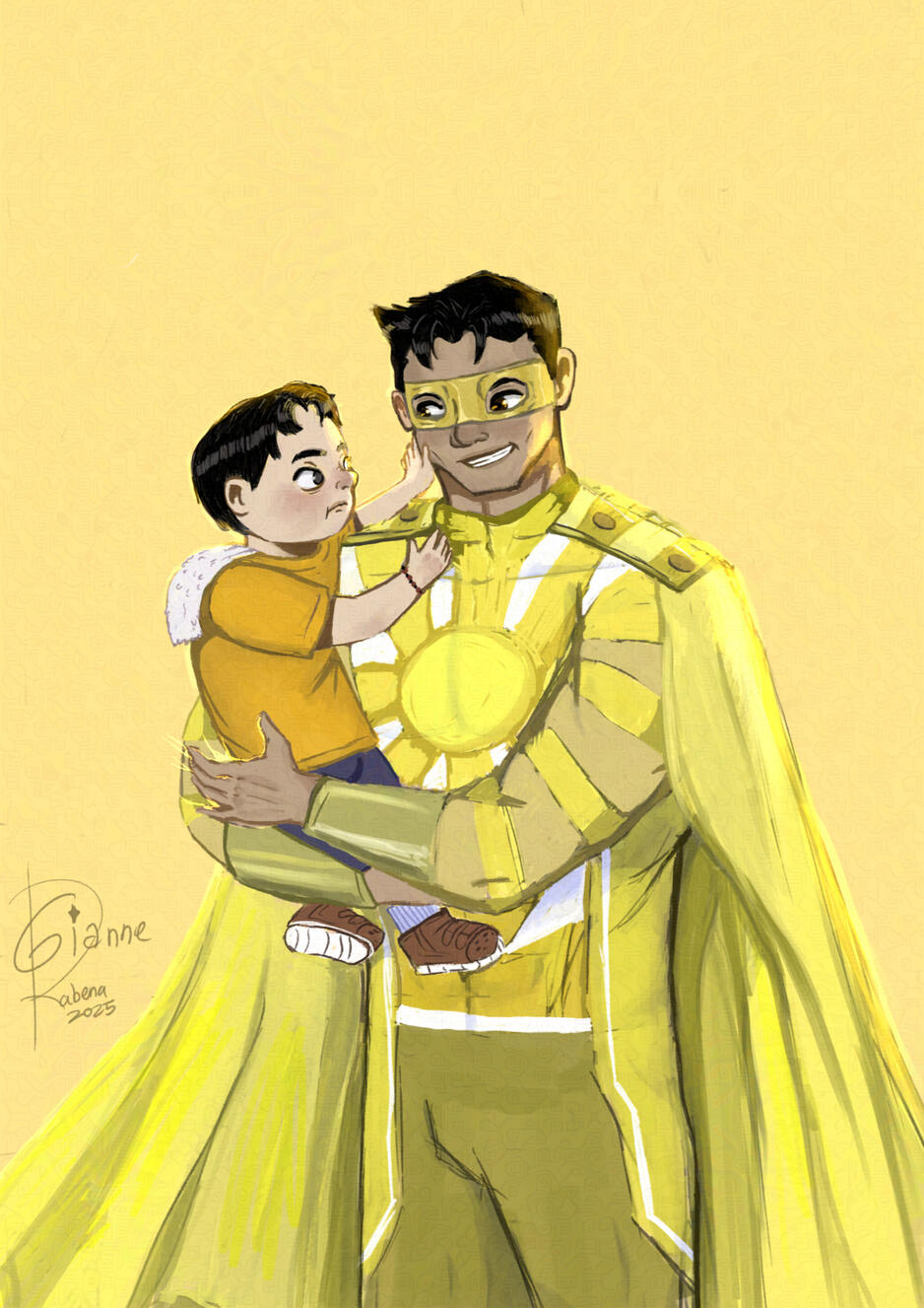 2025. Kapitan Araw and little Curtis.