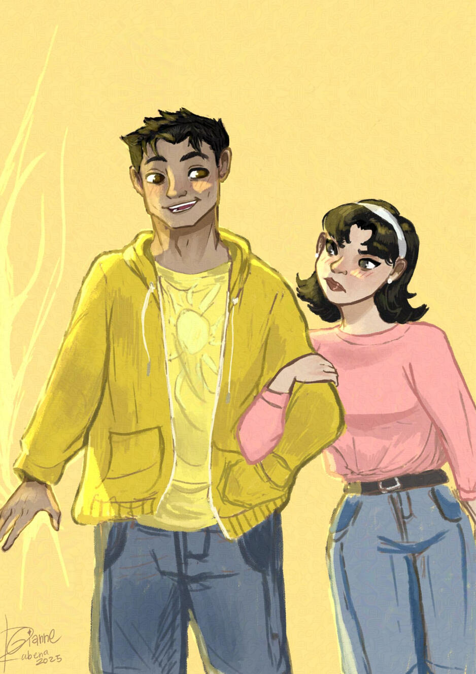 2025. Kapitan Araw and the love of his life, Regina Hana, as teenagers.