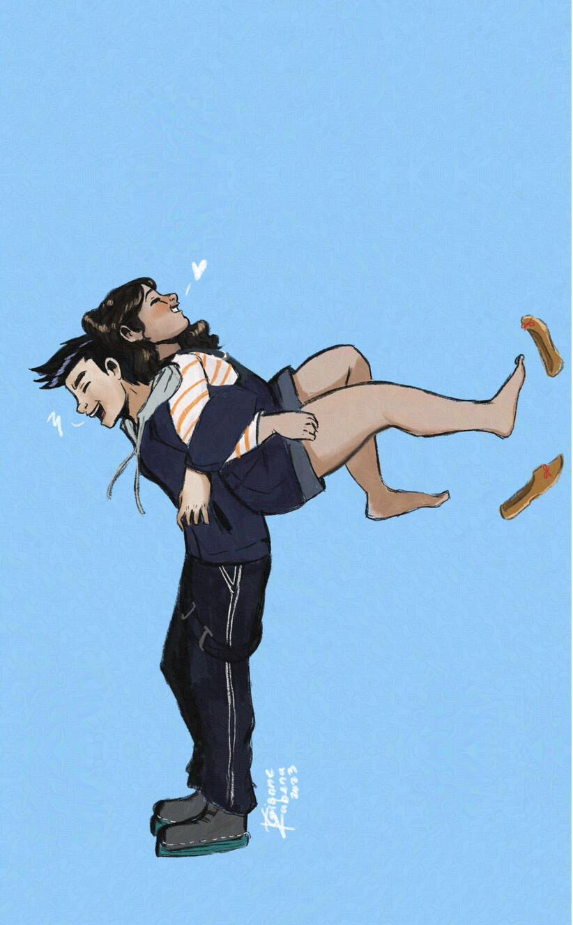 2023. Andre and Karla wholesome back-to-back carry.