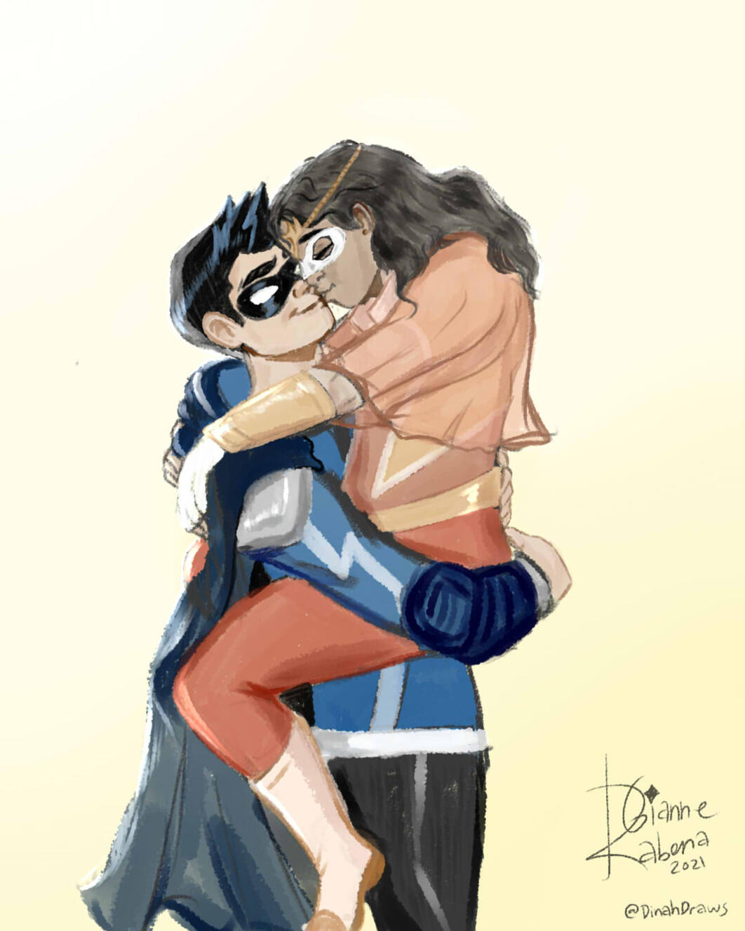 2021. Heart and Hero hug.