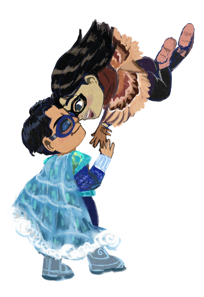 2025. Chibi Maya Girl and Agos.